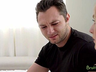 why does this skinny blonde suck cock and fuck in family taboo with creampie? she loves it!!