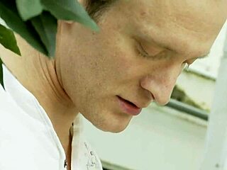 this sexy blonde with big boobs slips into provocative lingerie for deepthroat and interracial action