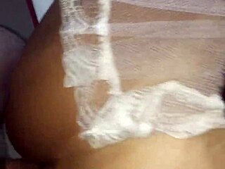 Husband, will you catch me fucking another guy in lingerie for anal?