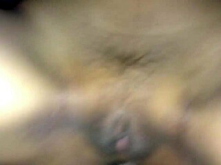 Handjob leads to creampie in tight shaved pussy