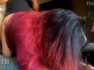 Hey, check this short version of central American BBW migrant getting blackbred by border patrol