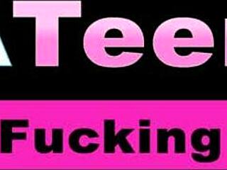 Blonde teen Natalia Queen in lingerie does missionary with big cock guy.