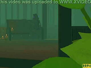 Overwhelmed By Lust As Horny Slut Takes On Skeleton