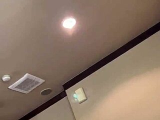 hardcore sex in local bathroom with sweet elastic pussy and big tits sucking