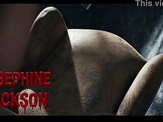 josephine jackson undergoes a parasited transformation, her big tits babe body getting wet with pussy slime during intense solo masturbation