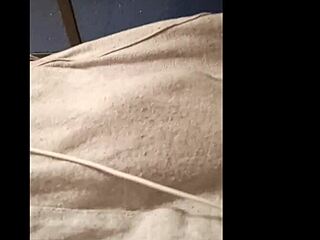 Detailed view of hard Indian cock in close-up.