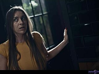 josephine jackson undergoes a parasited transformation, her big tits babe body getting wet with pussy slime during intense solo masturbation