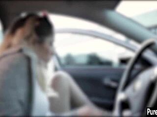 Sexy blonde teen, ready to jump on that big black dick of yours?