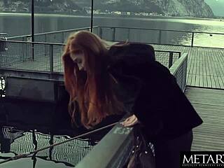 who knew this petite redhead teen could finger her hairy juicy pussy to orgasm like that?