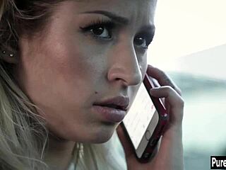 Sexy blonde teen, ready to jump on that big black dick of yours?