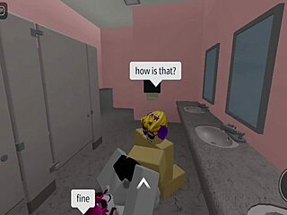 Hey, getting fucked by the gringo right in Roblox action