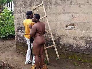 New Electrician Fucked His Madam Outside The Factory House!