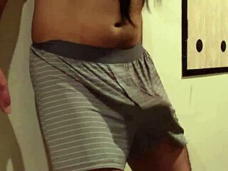 this intense femdom session unfolds as a woman turns a guy's cock and balls into her personal punching bag, slapping and kicking relentlessly.