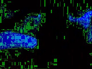 Črni ebony lizanje v modri sobi special