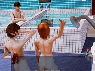 Academy 217 unfolds as an erotic game filled with intriguing scenarios and immersive storytelling elements.