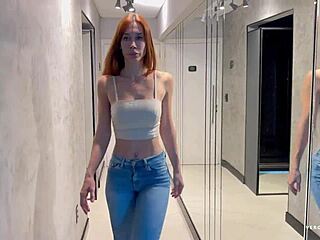 subtle homemade roleplay with latina milf mommy spying and inviting intense experience