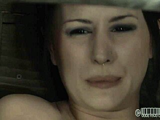 Bound cutie sucks cock and gets rough missionary pussy fucking