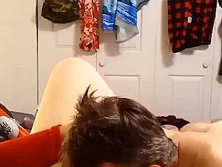 Step Cousin Jerry Sucks Whip Cream Off Milf Tits To Hard Orgasm