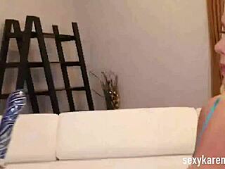 ryan conner dildo fucks karen fisher in lingerie with heels and kissing