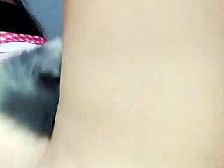 I'm so horny with anal plug masturbating until surprised and fucked hard by sexy latina teen.