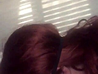 Redhead Giving Sloppy Head To That Big Cock