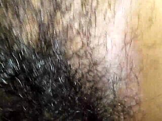 Hairy creamy pussy takes rough fucking from hard cock!