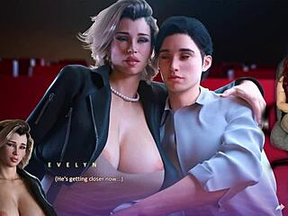 oh man i cant believe those huge boobs just popped out right there at the movies...