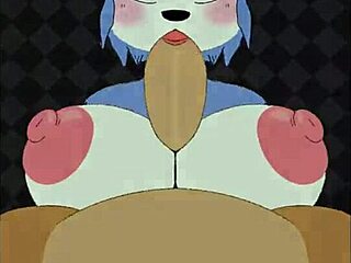 Krystal titty fucks fox mccloud with big tits and cum