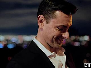 Blonde milf wife Phoenix cheats with big black cock for deepthroat, titty fuck, and creampie in cowgirl riding