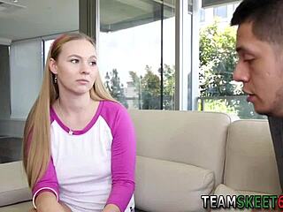 petite teen creampied by big cock in hardcore scene