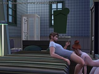 Step Daughter Gets Down And Dirty For Step Dad