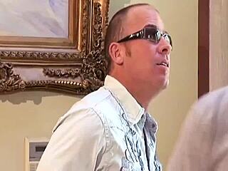 She uses her big fake tits for titty fucking and takes anal in cowgirl