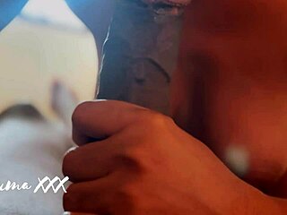I love watching real sister tease with wet close up blowjob