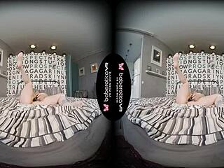 hey, check out solo teen brunette lana tylor masturbating in vr with that shaved pussy vibe 😏