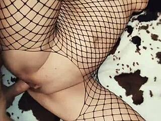 Skinny Gypsy Milf Models Erotic Lingerie In Horny Homemade Action