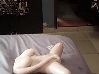 Why did my girlfriend leave me alone with the sex doll after watching porn together?