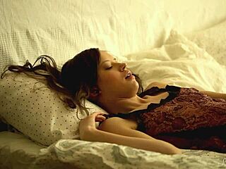 Skinny teen 18+ Obelia C explores her smooth area with intense finger movements in a solo session