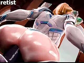 kiriko deepthroats hard cock while getting bald pussy sucked and thicc fat ass emma frost takes anal fucking from venom