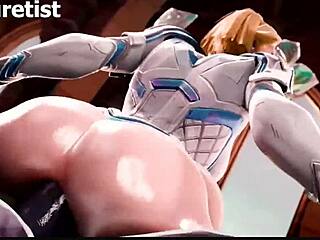 kiriko deepthroats hard cock while getting bald pussy sucked and thicc fat ass emma frost takes anal fucking from venom