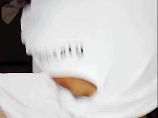 Zayıf komşumun verdiği harika yarrak emiş