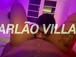 Brazilian brunette rides big cock after deepthroat blowjob and wet pussy licking in private