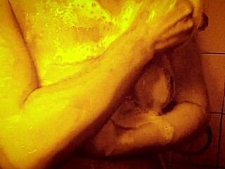 SEXY Slow Mo SHOWER With Horny Milf Tits and Wet Nipples!