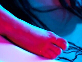 These lesbians dive into a foot fetish threesome in the bathtub, licking big asses and wet pussies eagerly.