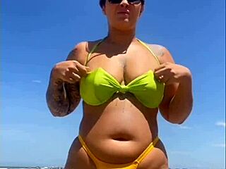 In a bold mood today, she craves sucking multiple guys on the beach.