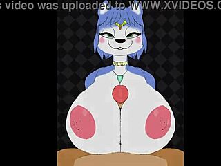 Krystal titty fucks fox mccloud with big tits and cum