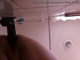 she positioned herself and began riding the dildo smoothly