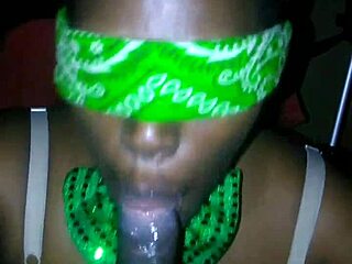 Sloppy double blowjob with those big black cocks on St Patrick's Day