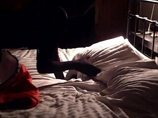 Ready for bound fun in zentai suits as French maid fetish play?