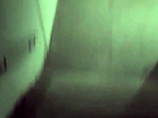 Shemale ting xuan masturbates outdoors in hotel public area wearing heels and showing long legs