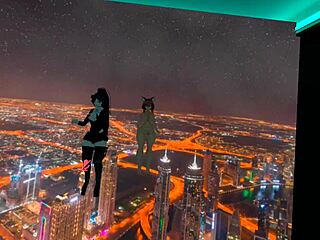 Muscle Mommy Rails Girlfriend Bodybuilder Muscular Pussy Futanari